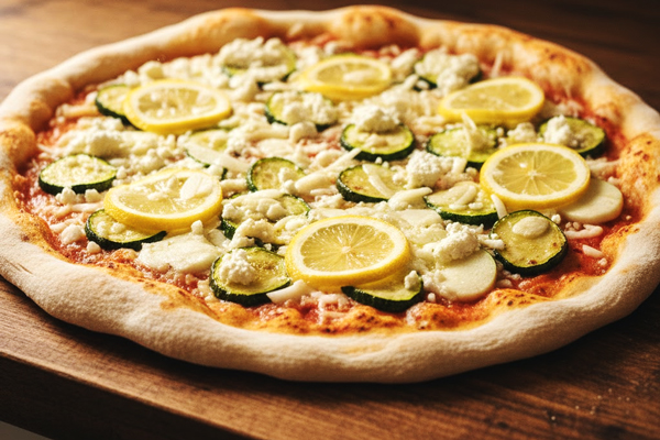 پخت پیتزا کدو سبز