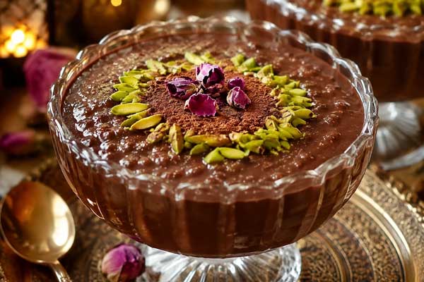 تزئین شکلات فرنی