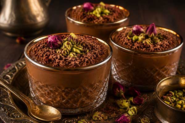 درست کردن فرنی شکلاتی رژیمی