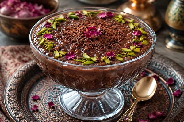 فرنی شکلاتی
