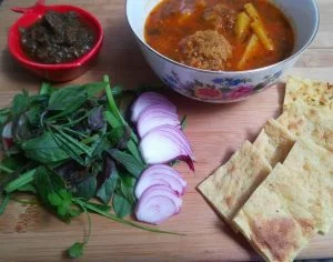 طرز تهیه قاتق گوشت کرمانی