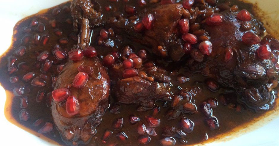 طرز تهیه مرغ ناردونی