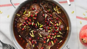 طرز تهیه مرغ ناردونی شب یلدا