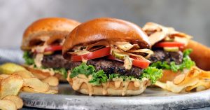 همبرگر با سویا