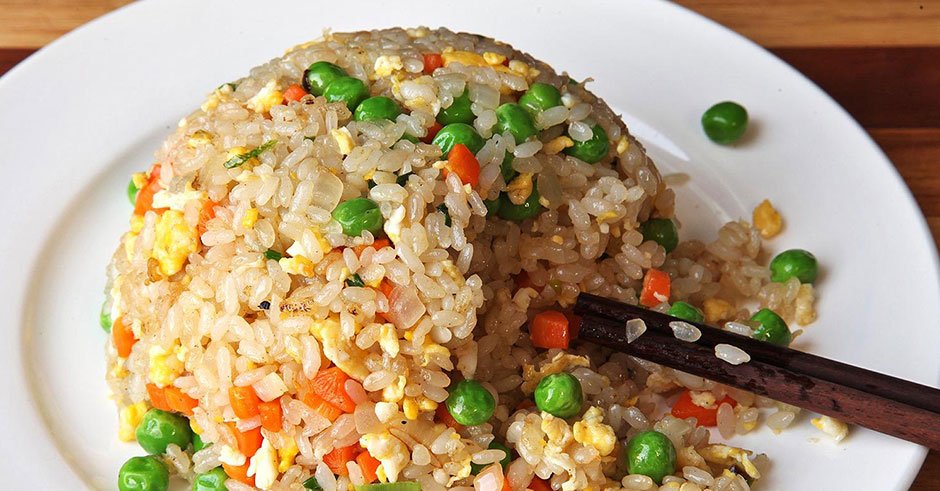 طرز تهیه برنج ترد با سبزیجات - کتاب کاله