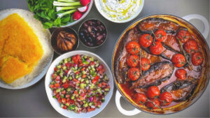 طرز تهیه خورشت کدو و بادمجان