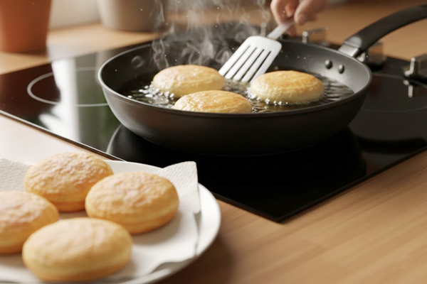 سرخ کردن پیراشکی