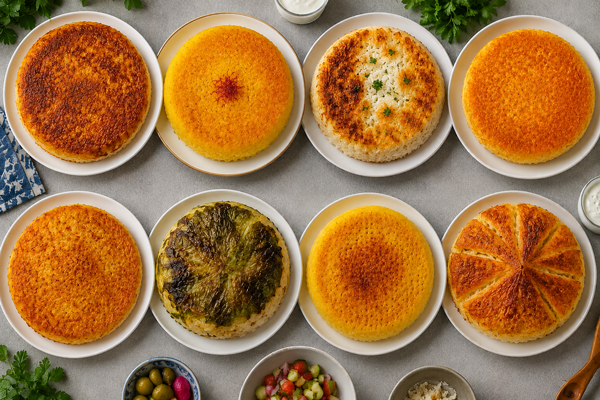 انواع ته دیگ برنج