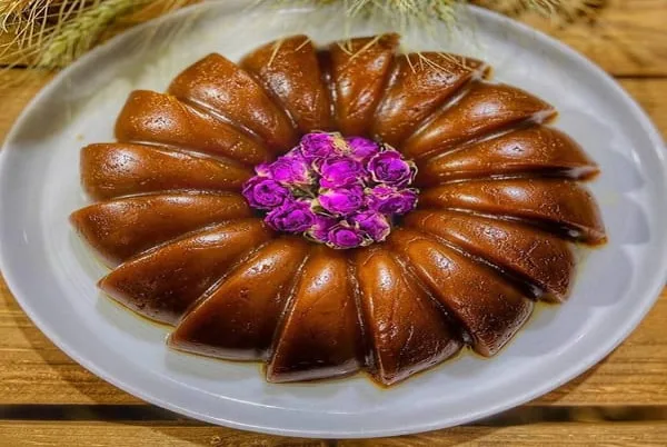 سرو حلوا با شیره انگور