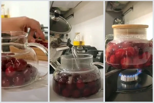روش دم کردن چای آلبالو
