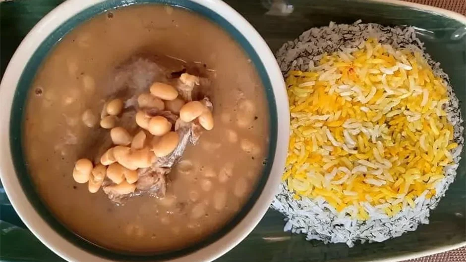 طرز تهیه گوشت لوبیا کاشان
