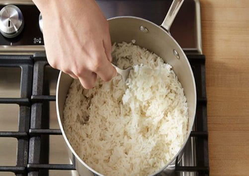 تهیه برنج کته خانگی