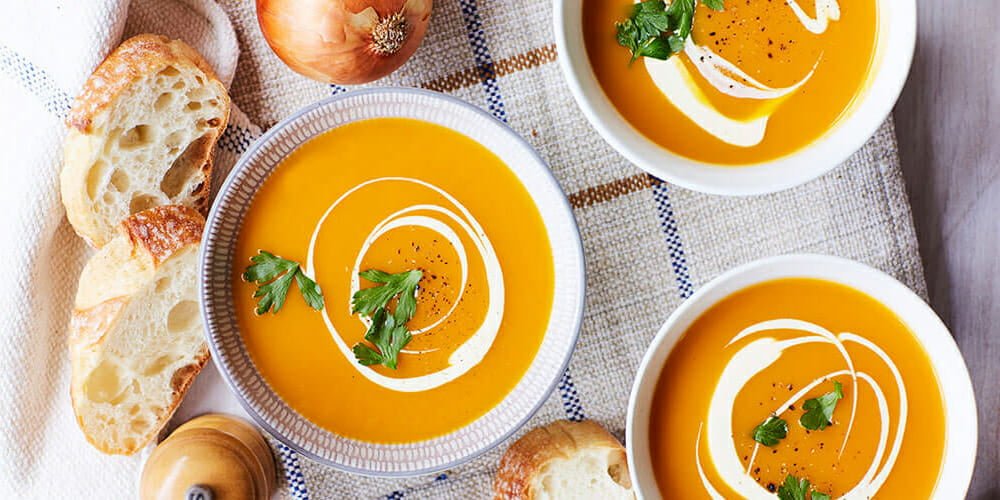 طرز تهیه سوپ کدو حلوایی | سلام دنیا