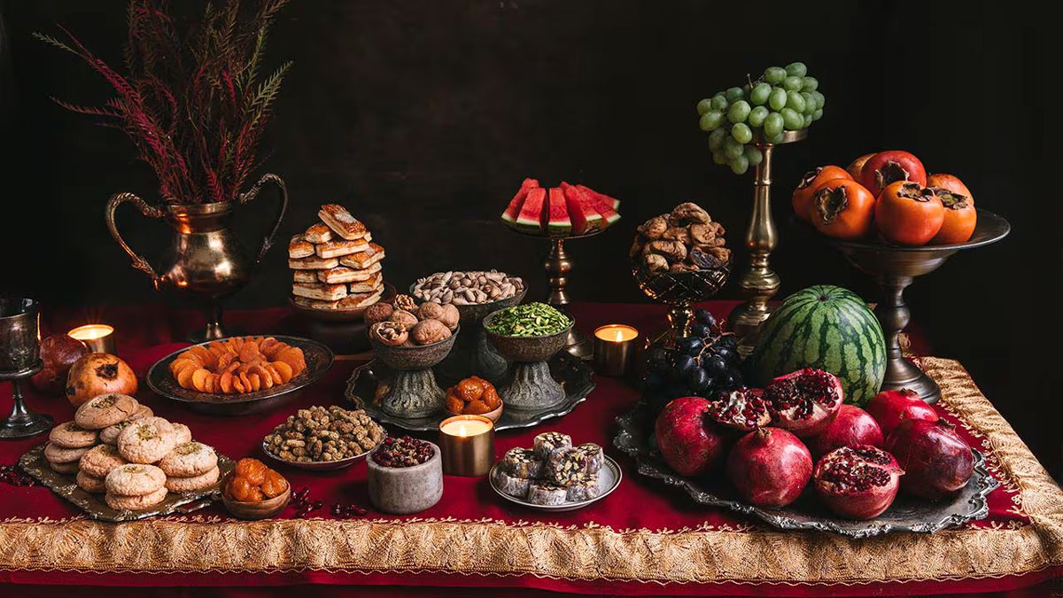 خوراکی های شب یلدا