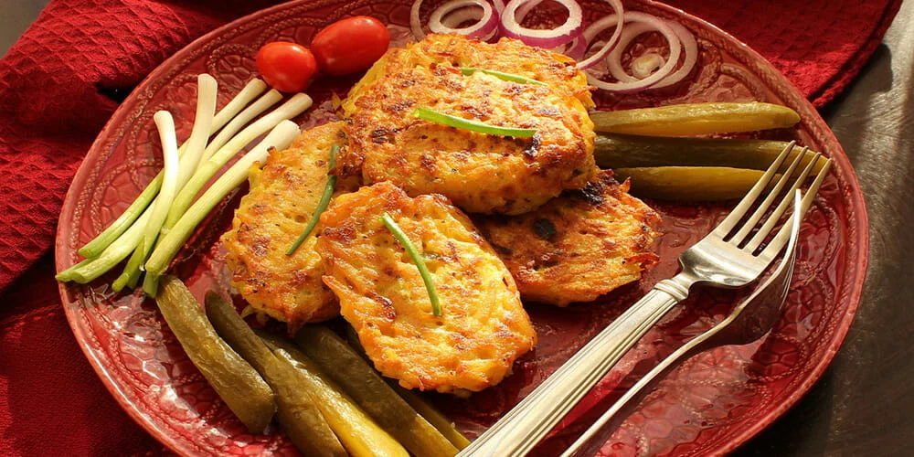 کوکو سیب زمینی با ژامبون