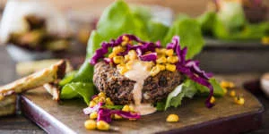 طرز تهیه برگر گیاهی هالوپینو