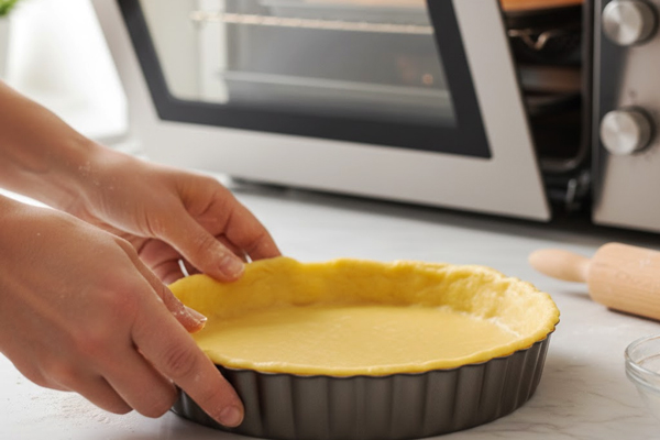 پخت خمیر تارت میوه‌ای