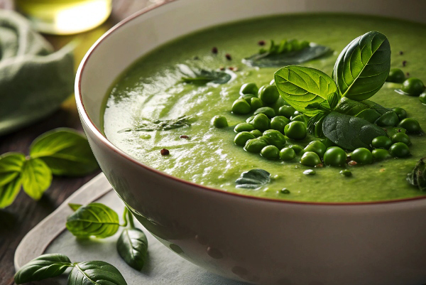 سرو سوپ سبز