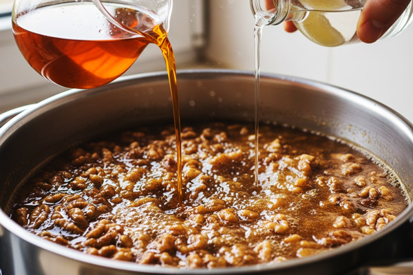 مربا گردو را بپزید