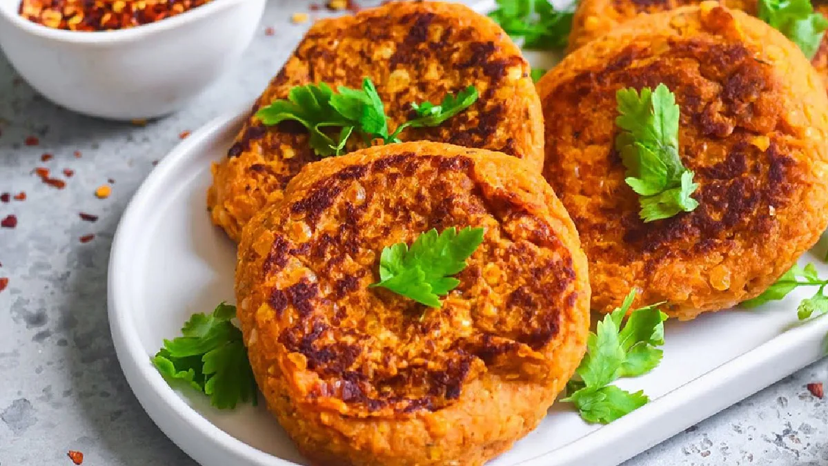 طرز تهیه کتلت عدس