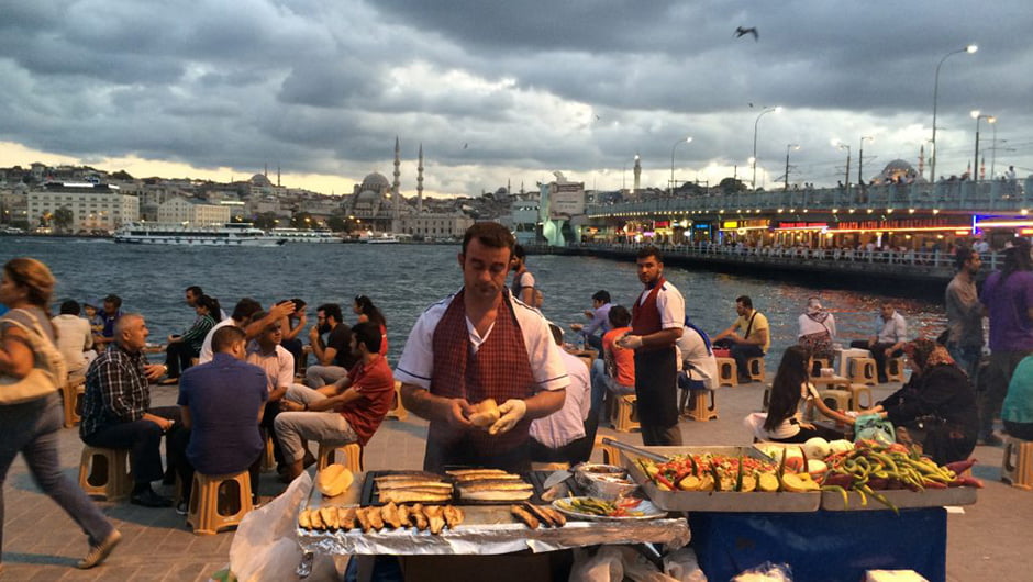 غذای خیابانی در ترکیه