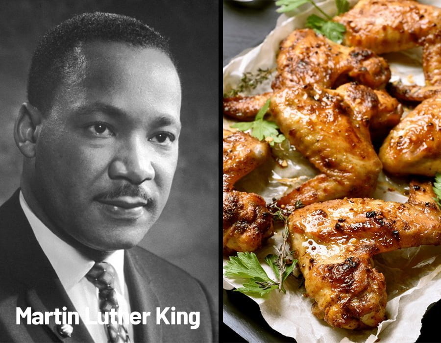 غذای مارتین لوتر کینگ