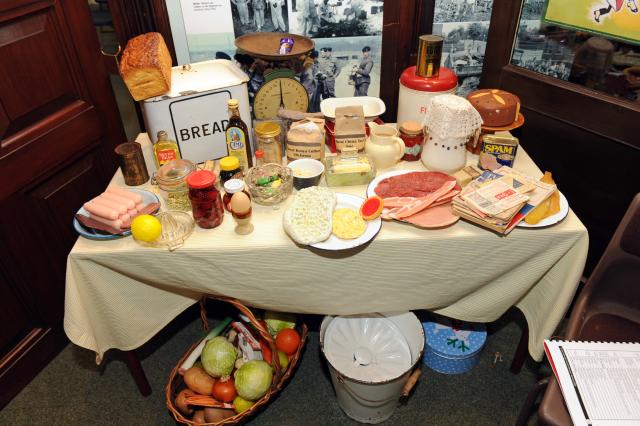 مواد غذایی جیره بندی شده در جنگ دوم جهانی 