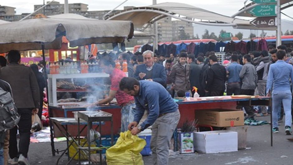 فروش غذا در خیابان