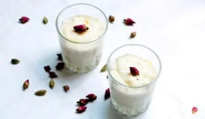 فرنی با آرد گندم