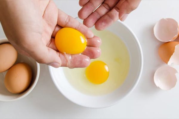 جداسازی زرده و سفیده تخم مرغ