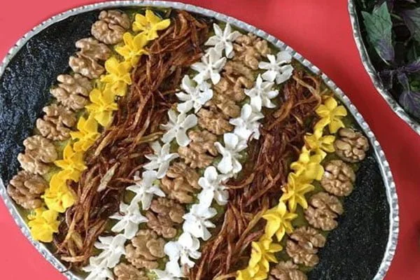 تزیین کشک بادمجان