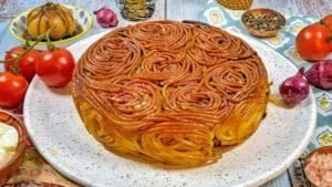 طرز تهیه ماکارونی با مرغ