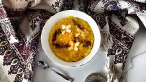 طرز تهیه شله زرد مجلسی