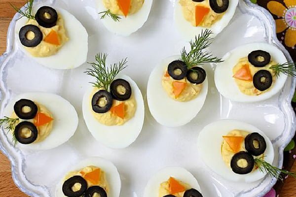 تزیین تخم مرغ به شکل جغذ