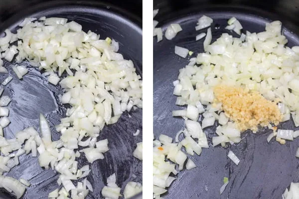 Saute Onion and Garlic