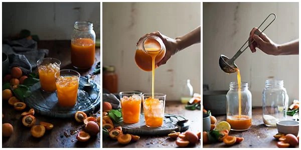 آماده کردن شربت زردآلو خنک برای تابستان