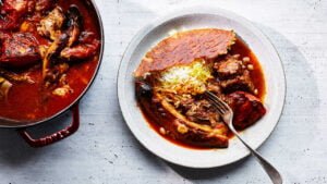 طرز پخت خورشت قیمه بادمجان