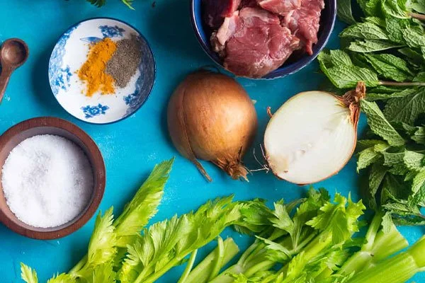مواد اولیه خورشت کرفس