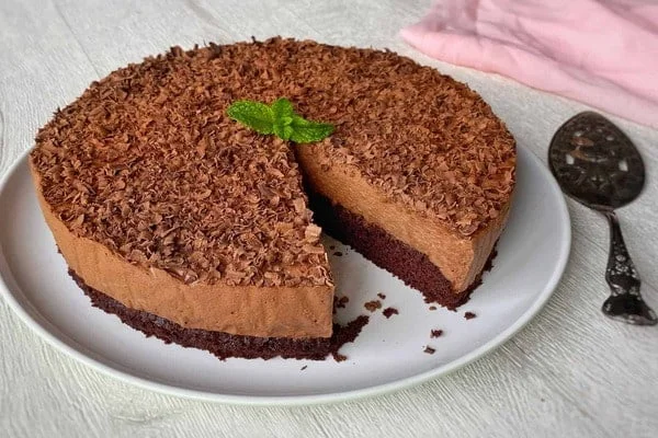 طرز تهیه کیک موس شکلاتی