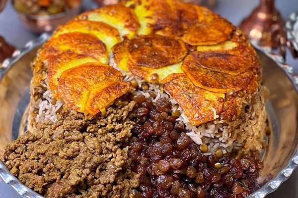 طرز تهیه عدس پلو مجلسی