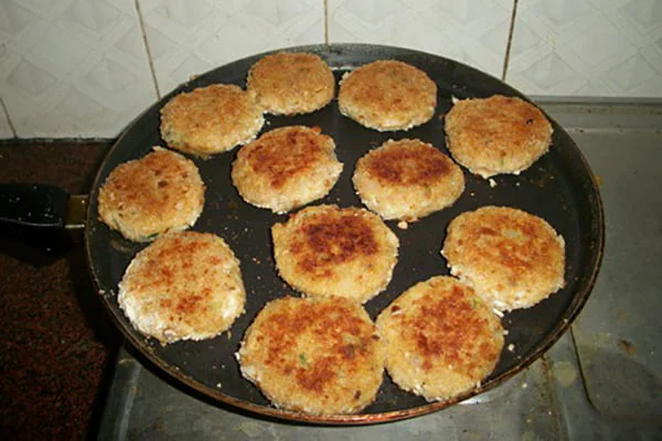 سرخ کردن کتلت سویا