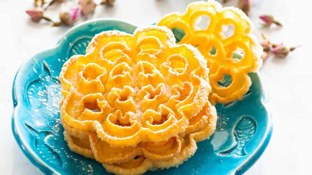 طرز تهیه شیرینی پنجره ای با پیمانه لیوان