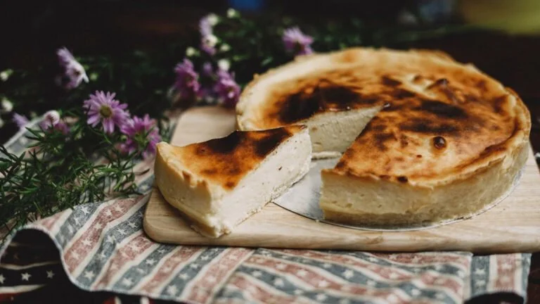 طرز تهیه چیز کیک سن سباستین