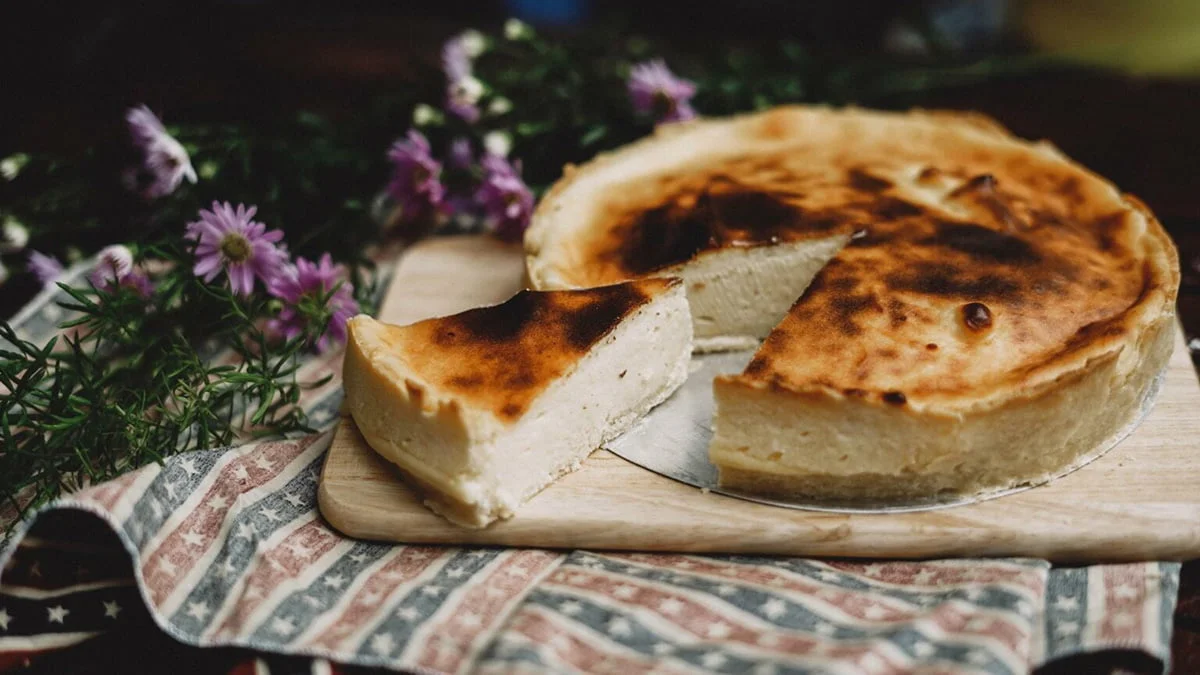 طرز تهیه چیز کیک سن سباستین