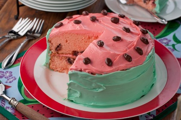کیک هندوانه در فر