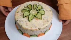 طرز تهیه سالاد الویه با کالباس