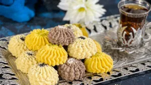 طرز تهیه شیرینی بهشتی با روغن جامد