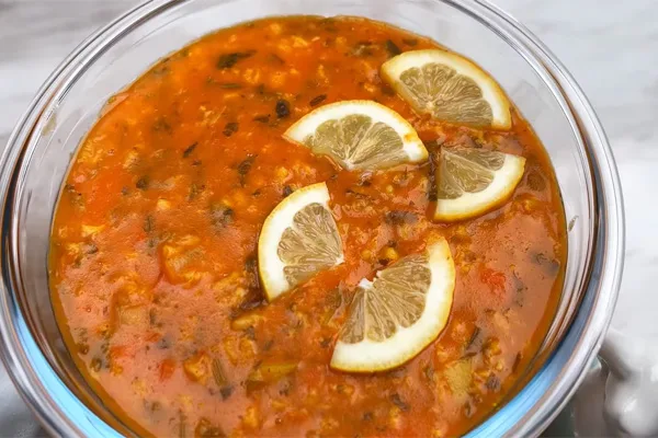 سوپ جو پرک