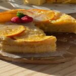 تزئین کیک خیس پرتقالی