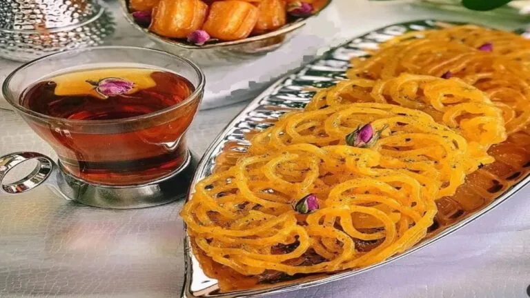 طرز تهیه زولبیا با ماست و نشاسته